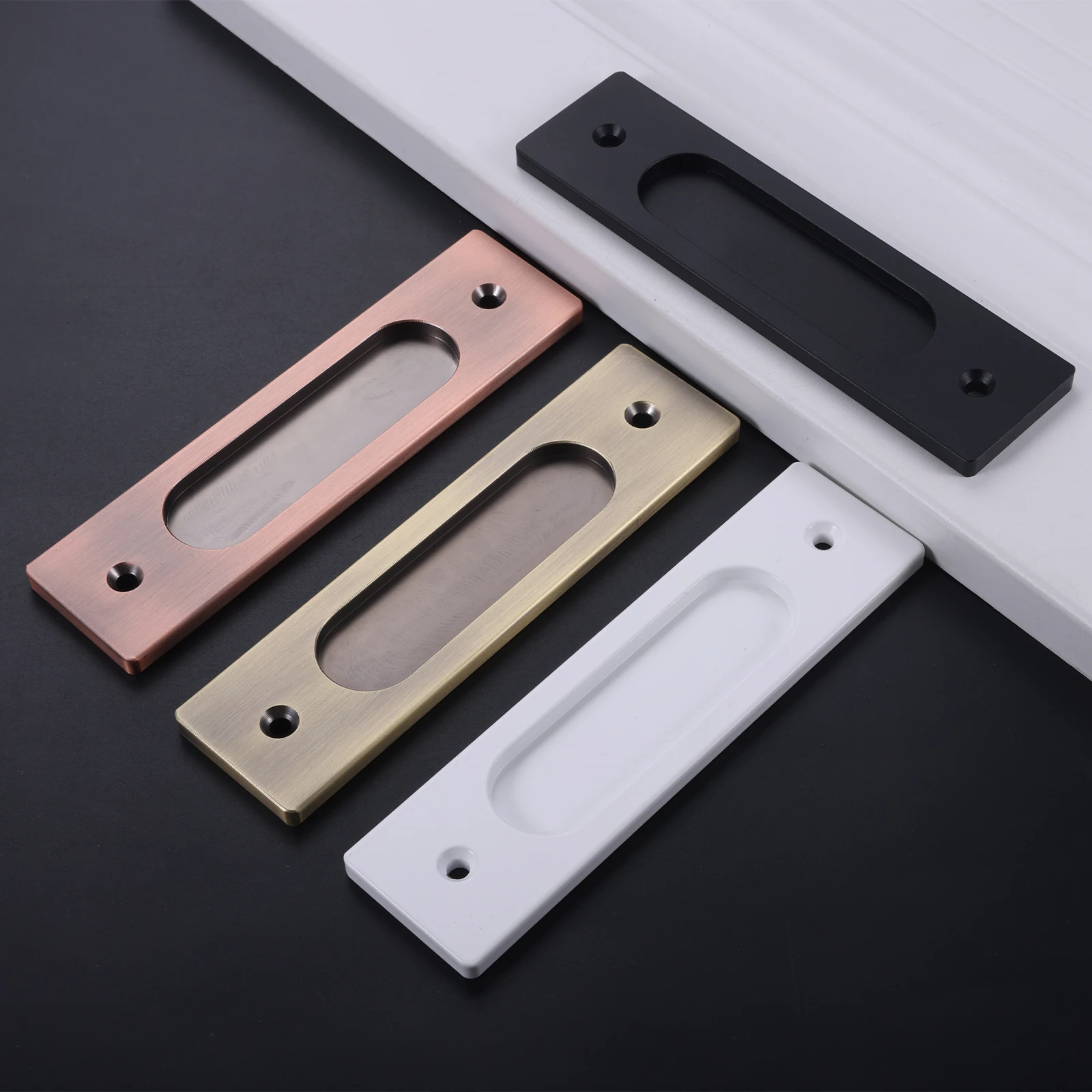 Drawer Dresser White - 1개 슬라이딩 도어 핸들(나사 포함) 합금