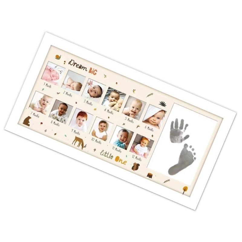Baby Nursery Picture Frames - 아기 성장 순간을위한 아기 첫해 그림