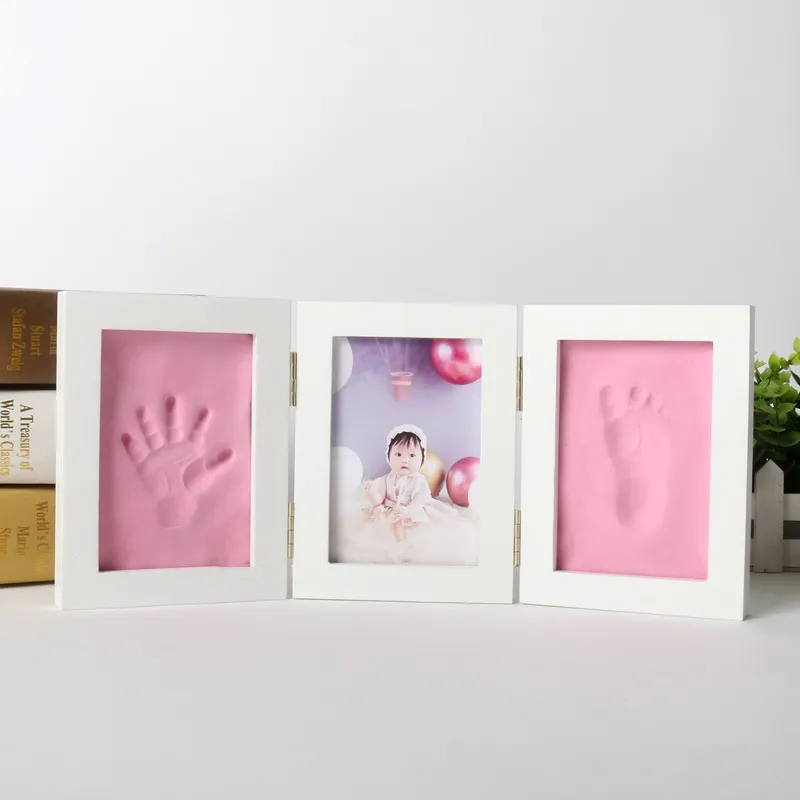 Baby Nursery Picture Frames - 신생아 아기 손 자국과 발자국 사진