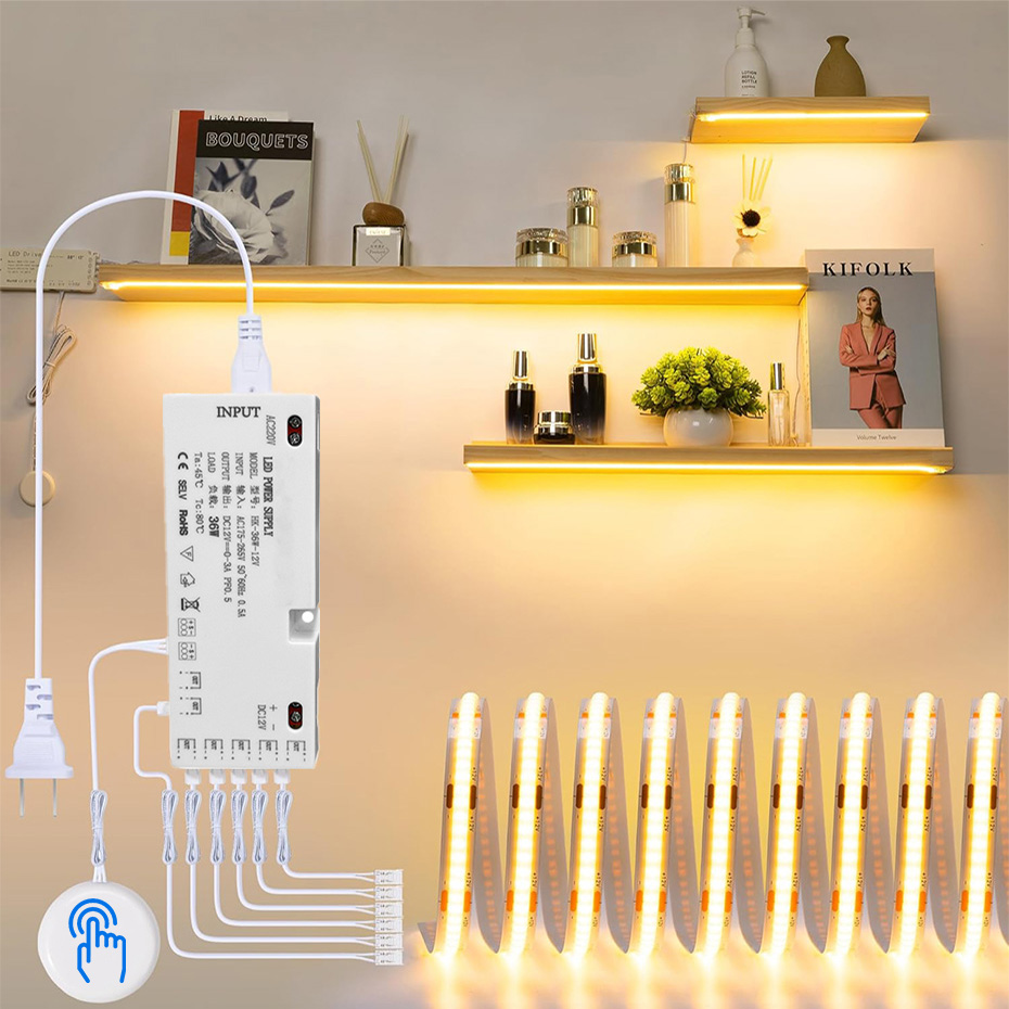 Drawer Dresser White - 1-5m 12V COB 캐비닛 전시용 LED