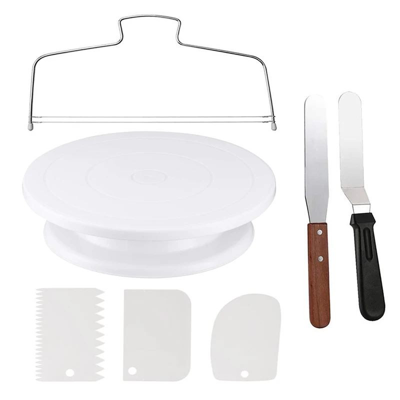 Changing Table Topper - 11 인치 케이크 턴테이블 세트 아이싱