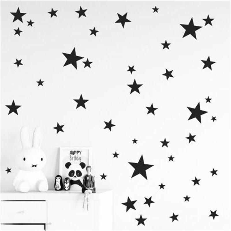 Baby Nursery Set Furniture - 새로운 45/24개 만화 별 모양 벽