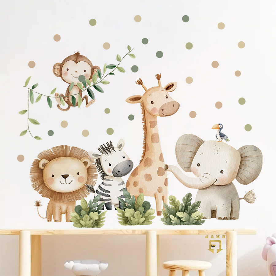 Boho 숲 동물 벽 스티커 어린이 방 소년 소녀 베이 - Baby Nursery Set Furniture 리뷰 및 가격