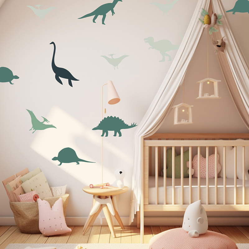 Boho 만화 동물 공룡 벽 스티커 소년 어린이 침실  - Baby Nursery Set Furniture 리뷰 및 가격