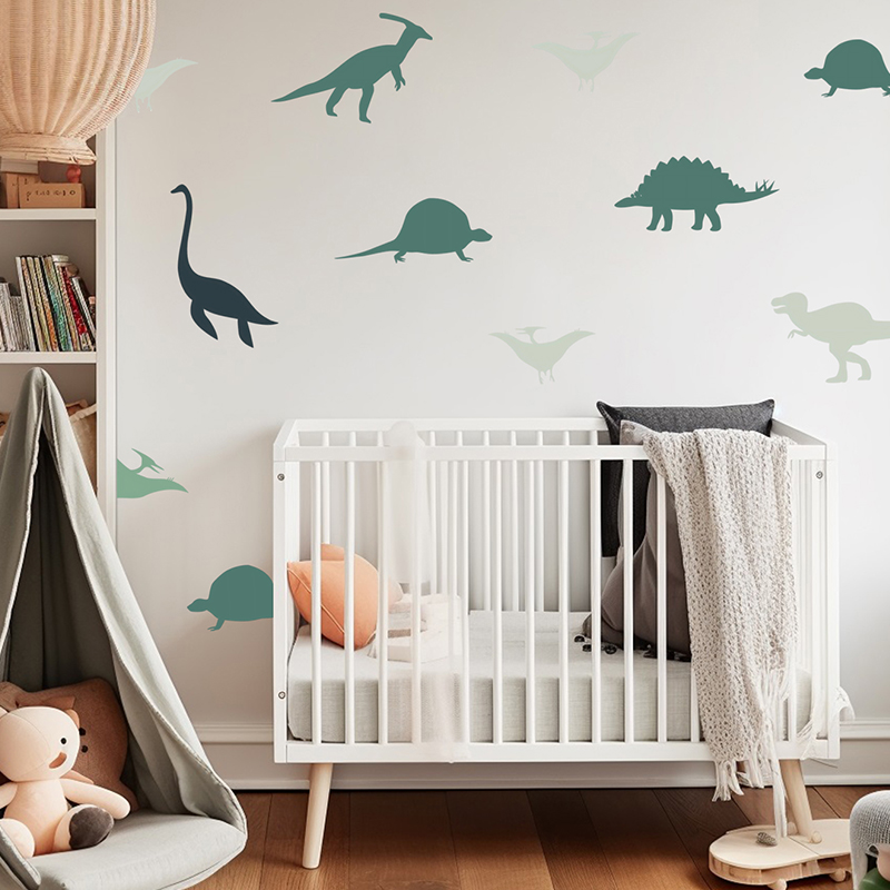 Boho 만화 동물 공룡 벽 스티커 소년 어린이 침실  - Baby Nursery Set Furniture 리뷰 및 가격
