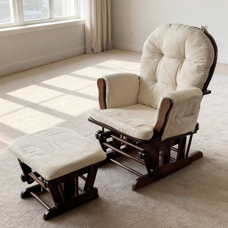 현대식 원목 글라이더 쿠션 임산부/산모용 아기방 수유용 - Baby Nursery Glider Chair 리뷰 및 가격