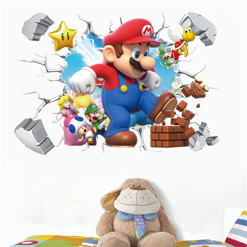 3D 만화 애니메이션 게임 캐릭터 벽 스티커 (아이 방 - Baby Nursery Set Furniture 리뷰 및 가격