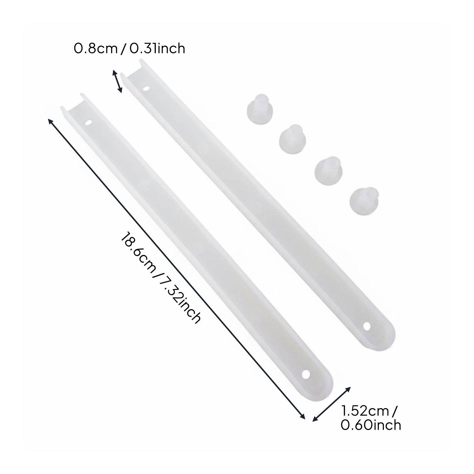 서랍 슬라이드 레일 화이트 19x15mm 플라스틱 레일 - Drawer Dresser White 리뷰 및 가격
