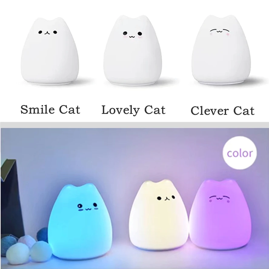 LED Nigh tlight 7 색 부드러운 귀여운 고 - Baby Nursery Colors 리뷰 및 가격