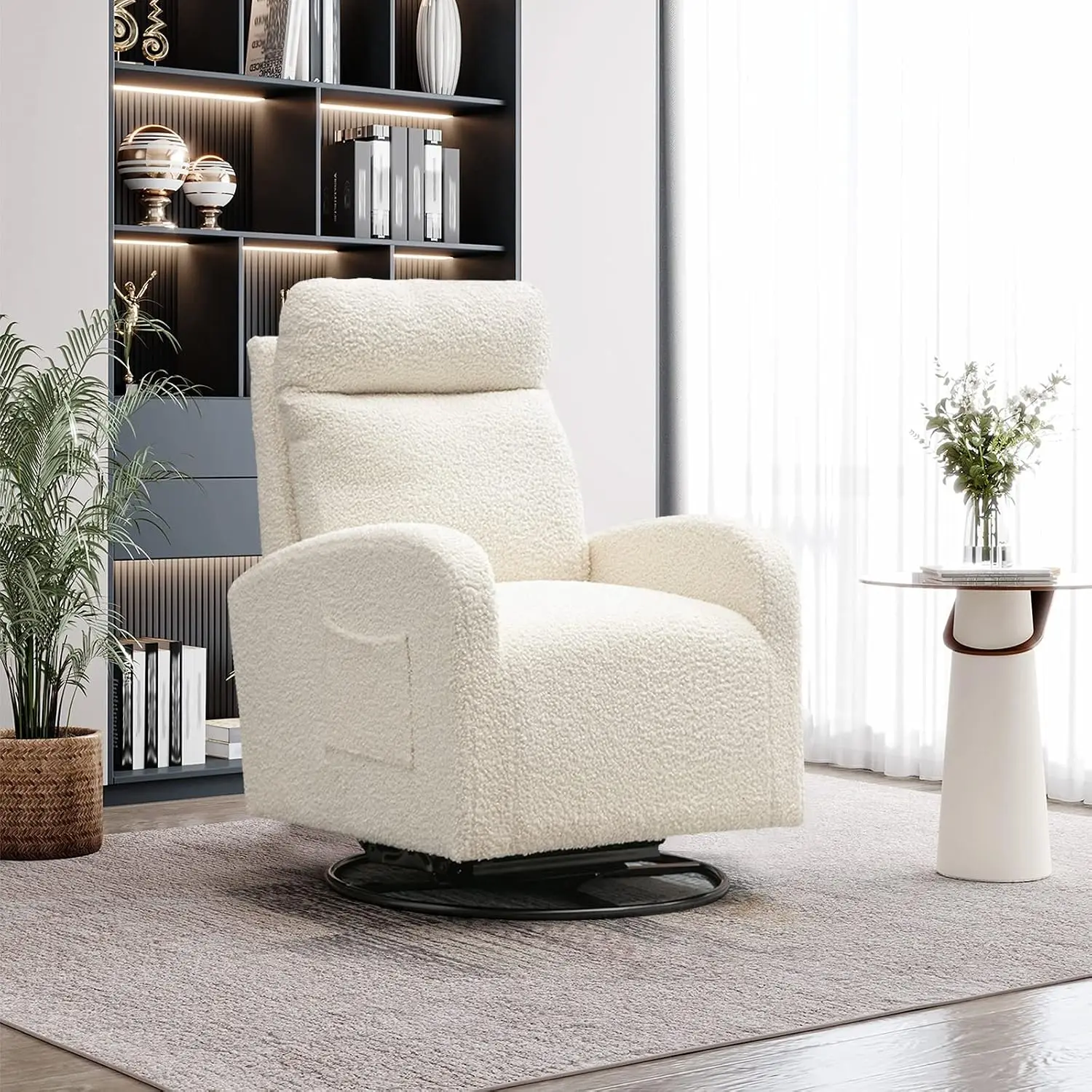 현대식 회전 글라이더 의자, 아기방용 패브릭 커버 글라 - Baby Nursery Glider Chair 리뷰 및 가격
