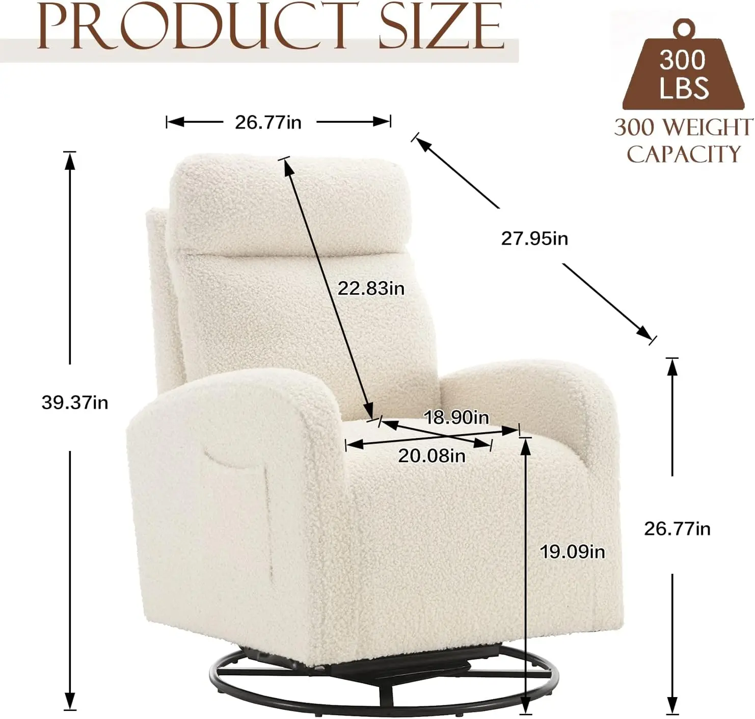 현대식 회전 글라이더 의자, 아기방용 패브릭 커버 글라 - Baby Nursery Glider Chair 리뷰 및 가격