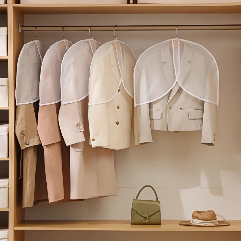 흰색 PVC 의류 커버 반투명 통기성 양복 먼지 커버  - Drawer Dresser White 리뷰 및 가격