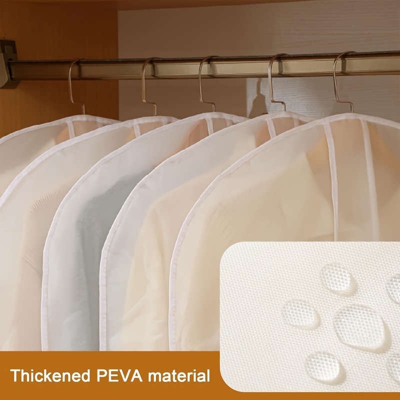흰색 PVC 의류 커버 반투명 통기성 양복 먼지 커버  - Drawer Dresser White 리뷰 및 가격