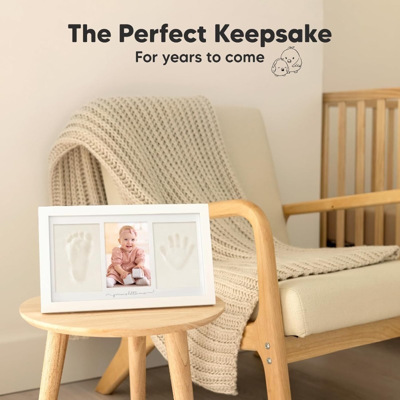 아기 손발자국 점토 키트 신생아 기념 사진 액자 디스플 - Baby Nursery Picture Frames 리뷰 및 가격