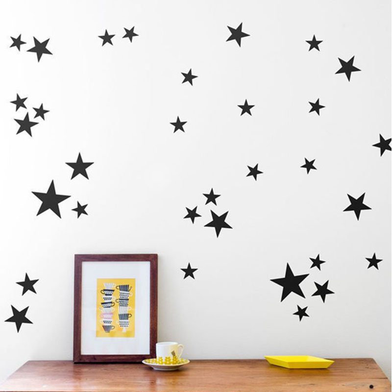 새로운 45/24개 만화 별 모양 벽 스티커 어린이 방 - Baby Nursery Set Furniture 리뷰 및 가격