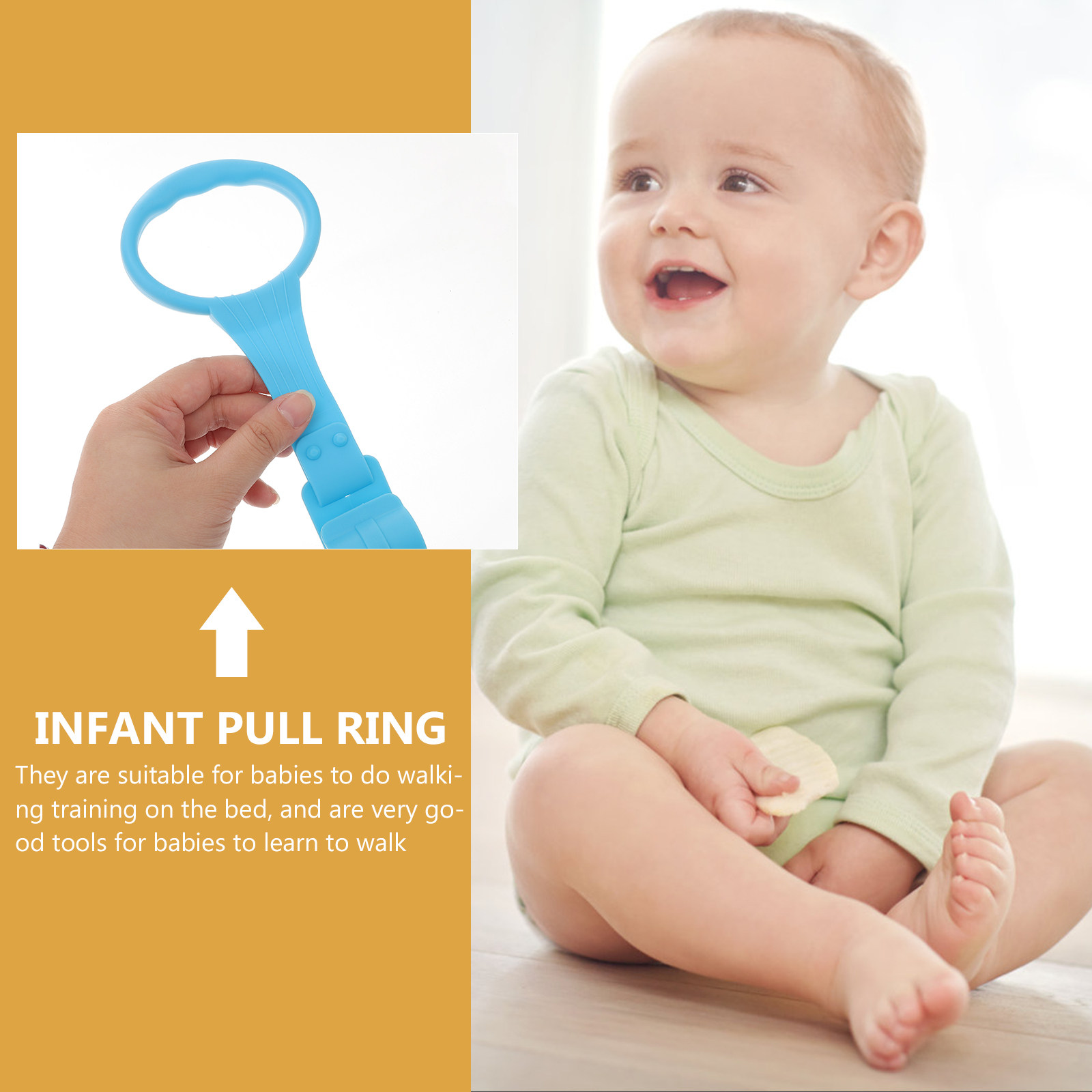 4Pcs 아기 당김 링 휴대용 스탠드 업 링 유아용 침 - Baby Nursery Colors 리뷰 및 가격