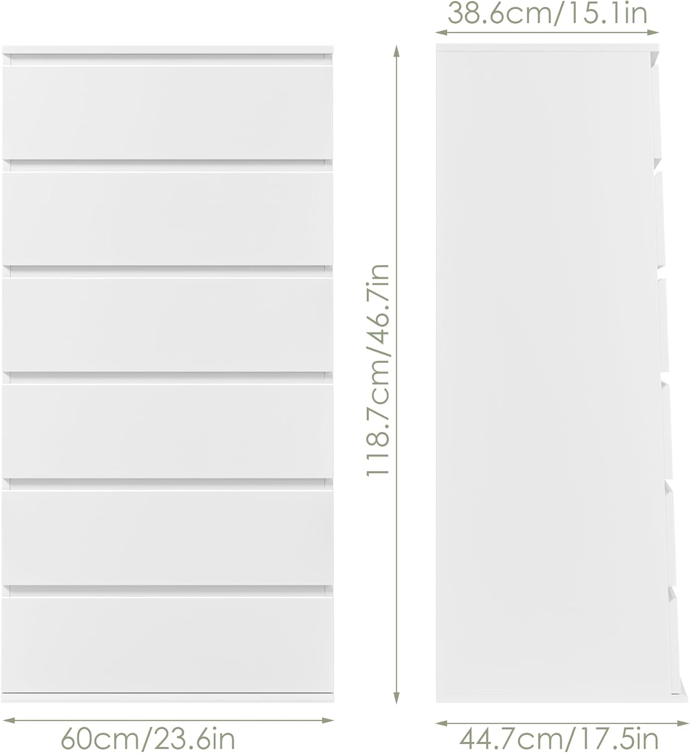 현대적인 디자인의 흰색 원목 서랍장 (가정 및 사무실용 - Drawer Dresser White 리뷰 및 가격